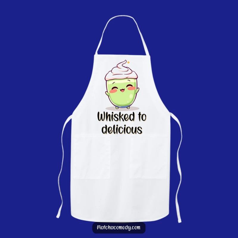 Funny Matcha Latte Whisking Apron: Whisk Up Fun In The Kitchen!