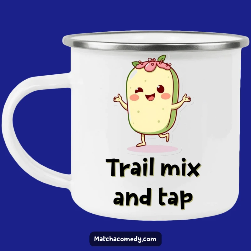 Funny Matcha Pastry Charleston Camping Mug: Dance Outdoors - Adventure Funny Gift!