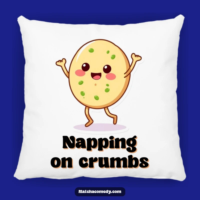 Cozy Funny Matcha Cookie Dance Pillow: Sweet Dreams Guaranteed!