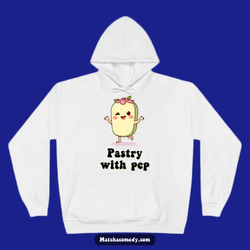 Funny Matcha Pastry Charleston Hoodie: Cozy Dance Vibes - Warm Funny Gift!