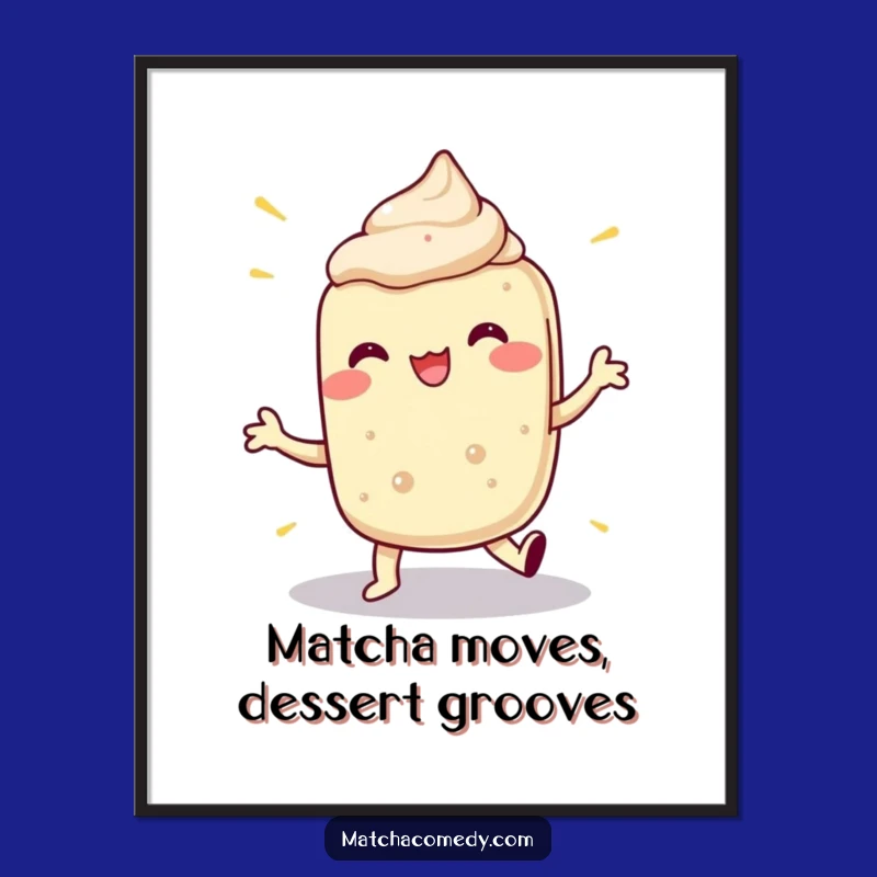 Free Printable Funny Matcha Dance Wall Art - Hilarious Downloadable Decor