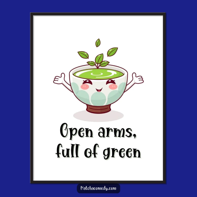 Funny Free Printable Wall Art: Matcha Bowl Decor for Welcoming Spaces
