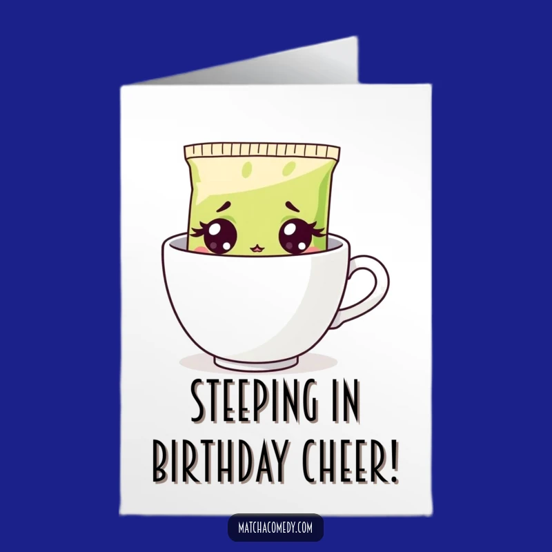 Free Printable Surprise Matcha Tea Birthday Card - Hilarious Downloadable Gift!