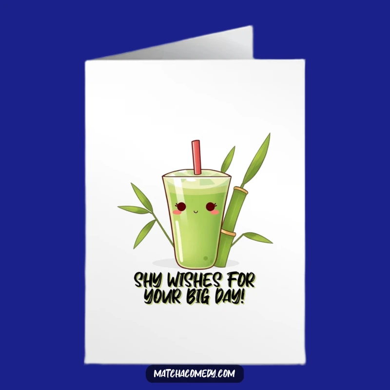 Free Printable Birthday Card: Shy Matcha Surprise for a Sweet Celebration!