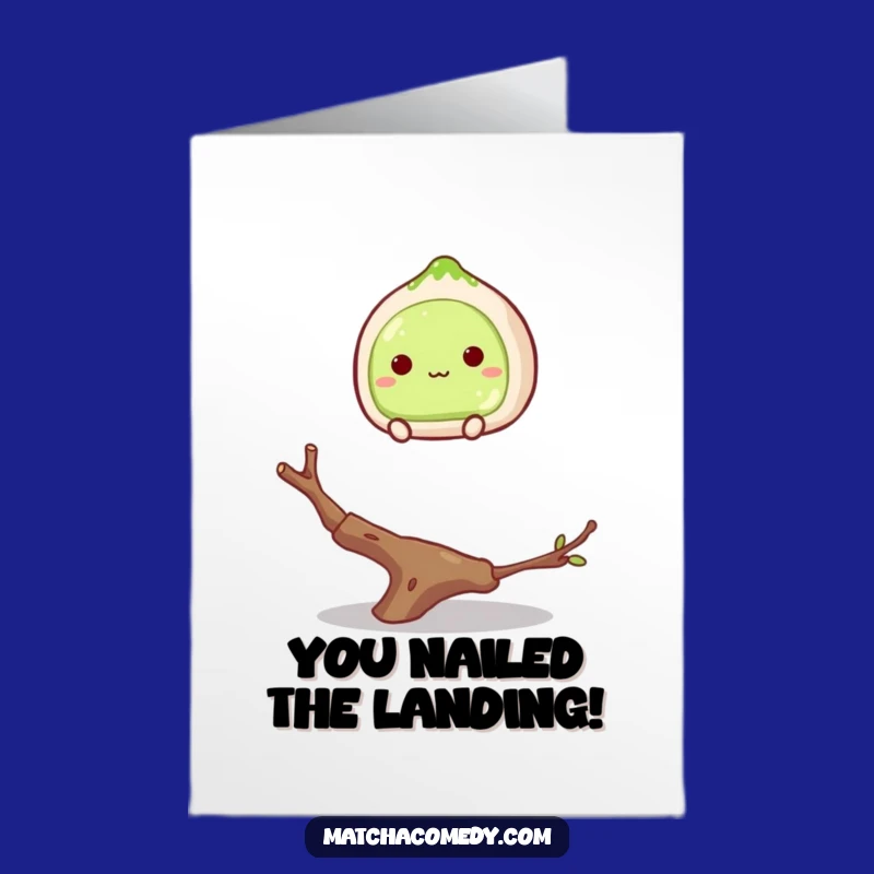 Free Printable Balancing Mochi Congrats Card - Hilarious Downloadable!