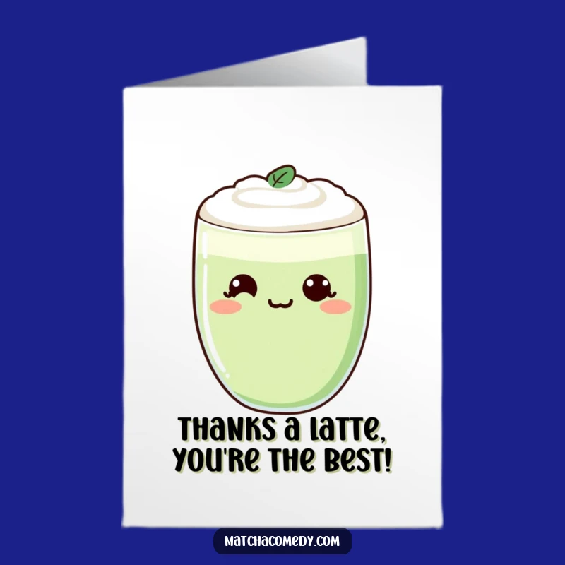 Free Printable Thank You Card: Cheeky Kawaii Matcha, Hilarious DIY Gift!