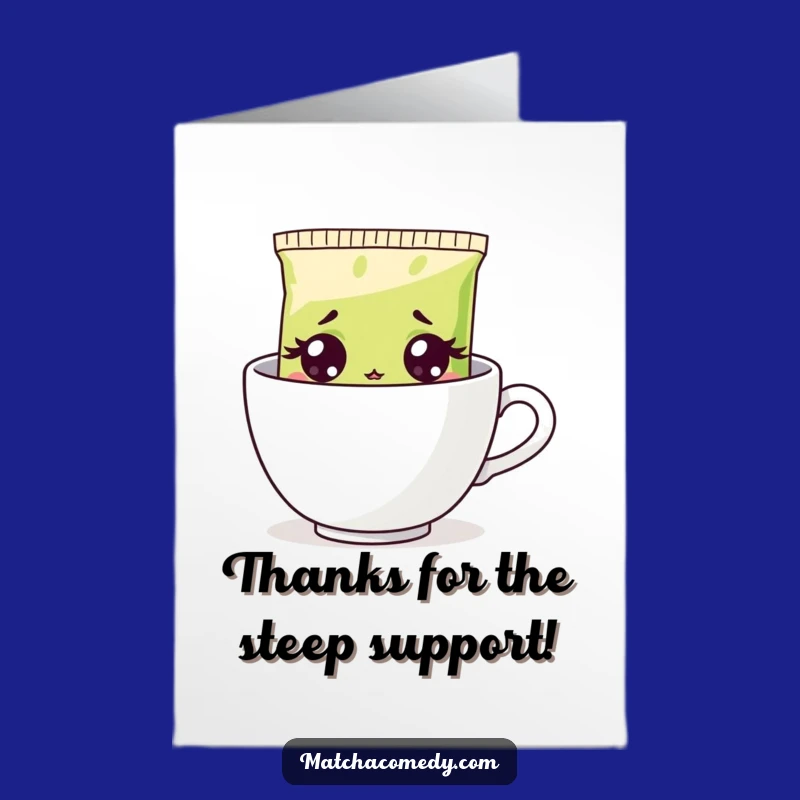 Free Printable Thank You Matcha Tea Card - Hilarious Downloadable Expression!