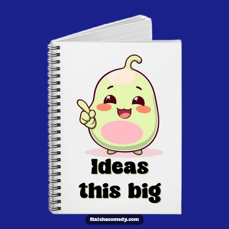 Funny Kawaii Matcha Bean Notebook: Giggling & Pointing - Jot Down Fun - Perfect Funny Gift!