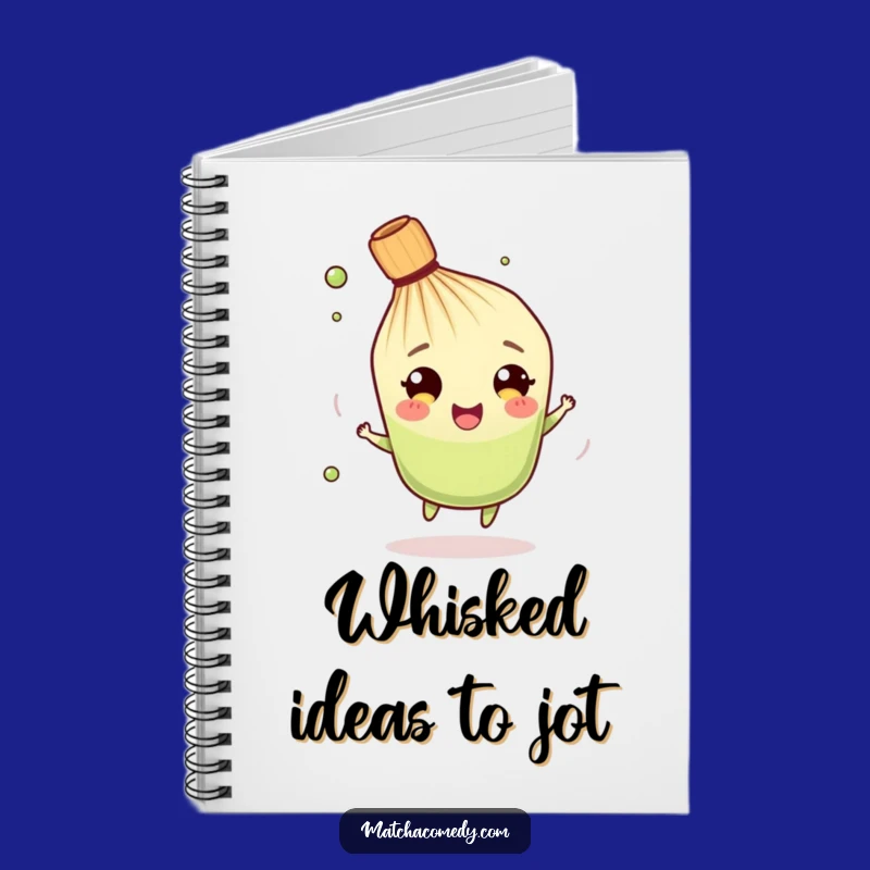 Funny Matcha Whisk Notebook: Spin Your Ideas - Creative Funny Gift!
