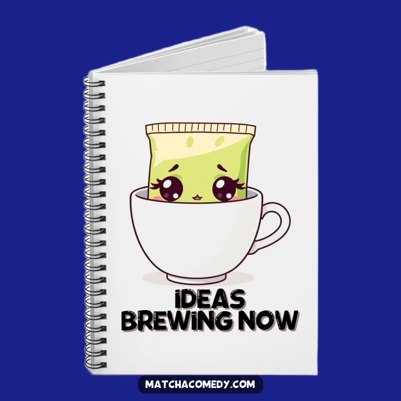 Funny Surprised Matcha Notebook: Hilarious Journal for Tea Lovers and Note-Takers