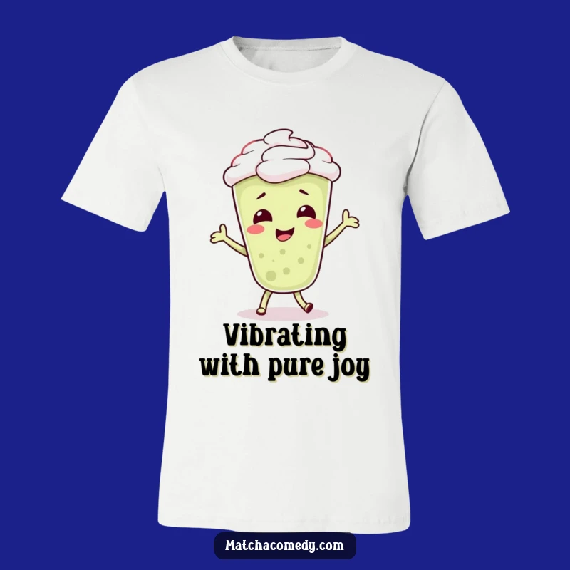 Funny Matcha Latte Dancer T-Shirt: Giggling Character, Silly Dance, Cool Tee Gift
