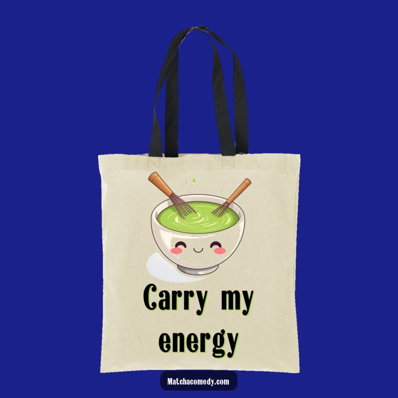 Funny Matcha Whisking Bowl Tote Bag - Cute and Practical Gift for Tea Lovers