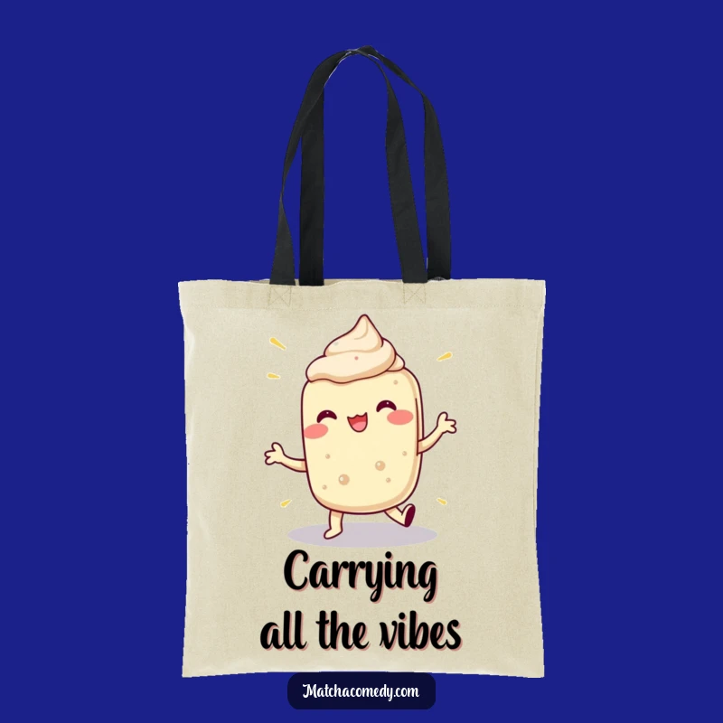 Funny Matcha Dessert Dance Tote Bag: Spacious & Hilarious Treat Carry-All