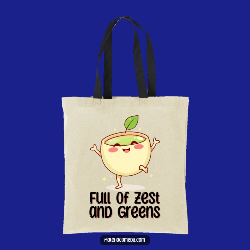 Funny Matcha Kick Tote Bag for Carrying Your Energy and Essentials