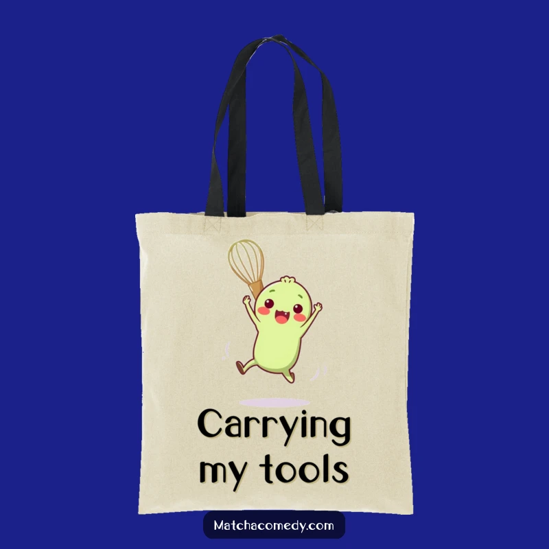 Funny Matcha Whisk Tote Bag for Carrying Your Essentials with Flair